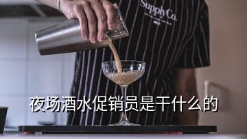 夜場(chǎng)酒水促銷員是干什么的