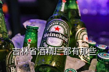 吉林省酒精廠(chǎng)都有那些