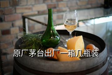 原廠茅臺(tái)出廠一箱幾瓶裝