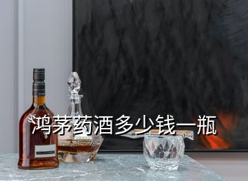 鴻茅藥酒多少錢(qián)一瓶