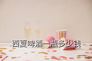 西夏啤酒一瓶多少錢