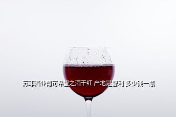 蘇菲酒業(yè)葡可希望之酒干紅 產(chǎn)地是智利 多少錢一瓶