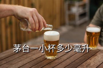 茅臺一小杯多少毫升