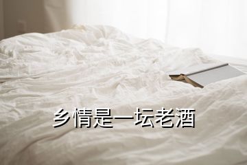 鄉(xiāng)情是一壇老酒