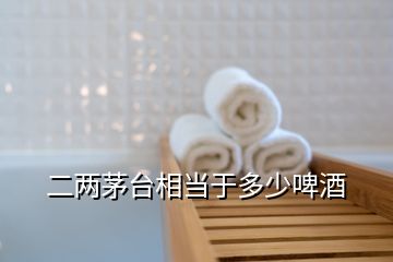 二兩茅臺(tái)相當(dāng)于多少啤酒