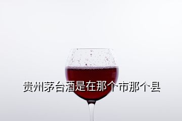 貴州茅臺酒是在那個市那個縣