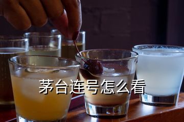 茅臺連號怎么看