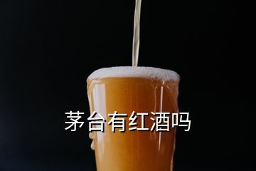 茅臺(tái)有紅酒嗎