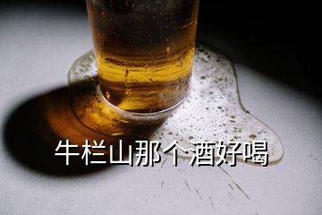 牛欄山那個(gè)酒好喝