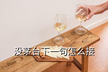 沒茅臺(tái)下一句怎么接