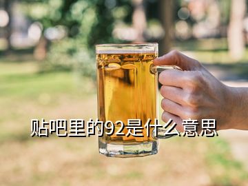 貼吧里的92是什么意思