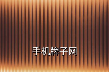 手機(jī)牌子網(wǎng)