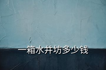 一箱水井坊多少錢