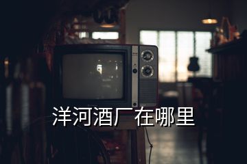 洋河酒廠在哪里