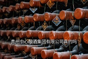 貴州中心釀酒集團(tuán)有限公司真的嗎