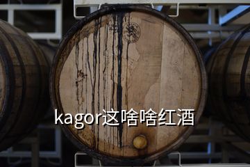 kagor這啥啥紅酒