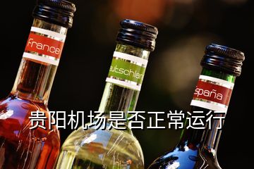 貴陽機場是否正常運行