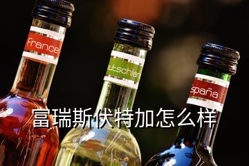 富瑞斯伏特加怎么樣