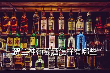 賀蘭神葡萄酒怎樣有哪些