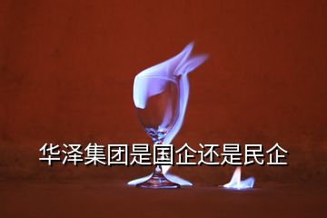 華澤集團(tuán)是國企還是民企