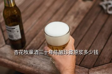 杏花牧童酒三十年陳釀珍藏原漿多少錢