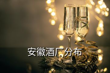 安徽酒廠分布