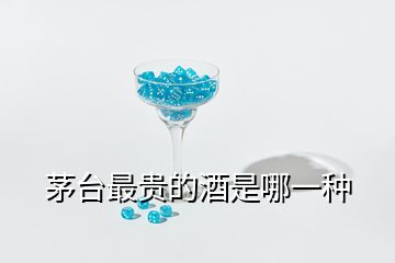 茅臺(tái)最貴的酒是哪一種