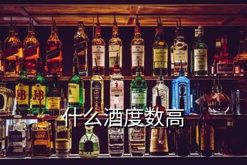 什么酒度數(shù)高