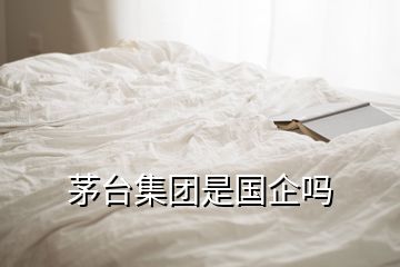 茅臺集團是國企嗎