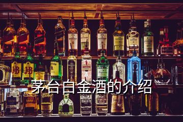 茅臺(tái)白金酒的介紹