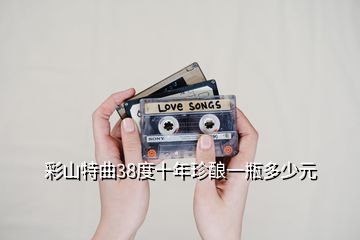 彩山特曲38度十年珍釀一瓶多少元