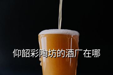 仰韶彩陶坊的酒廠在哪