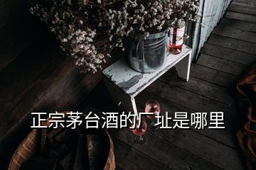 正宗茅臺(tái)酒的廠址是哪里