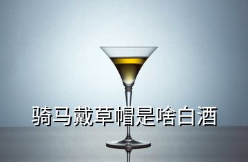 騎馬戴草帽是啥白酒