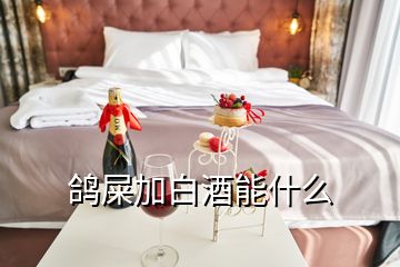 鴿屎加白酒能什么