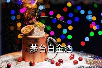 茅臺白金酒