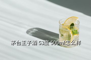 茅臺王子酒 53度 500ml怎么樣