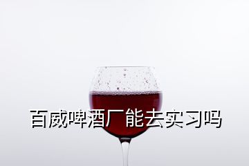 百威啤酒廠能去實(shí)習(xí)嗎