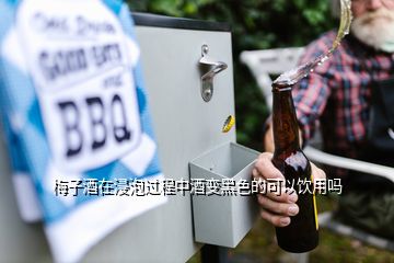 梅子酒在浸泡過(guò)程中酒變黑色的可以飲用嗎