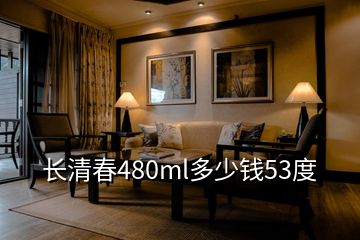 長清春480ml多少錢53度