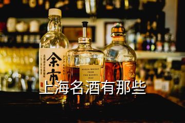 上海名酒有那些