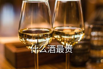 什么酒最貴