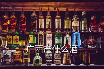 廣西產什么酒