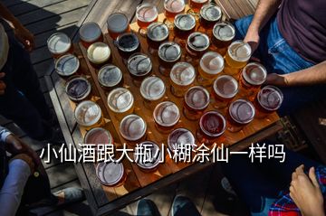 小仙酒跟大瓶小糊涂仙一樣嗎