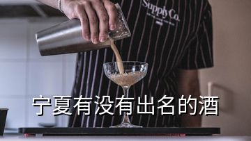 寧夏有沒有出名的酒