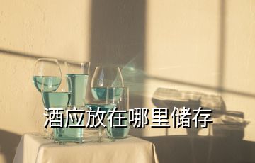 酒應(yīng)放在哪里儲存