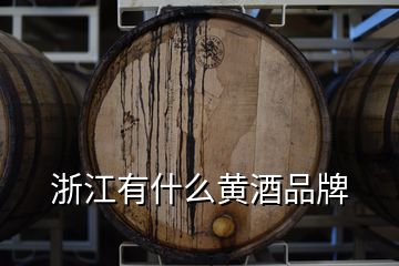 浙江有什么黃酒品牌