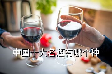 中國十大名酒有哪個種