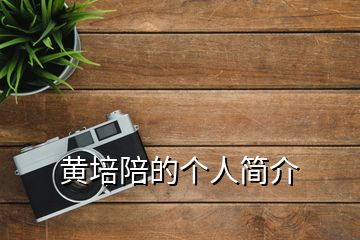 黃培陪的個(gè)人簡介