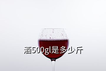 酒500gl是多少斤